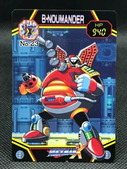 MEGA MAN X CARD DASS TCG CAPCOM BANDAI 1993 JAPAN Vintage Rare No.23 F/S - Image 6