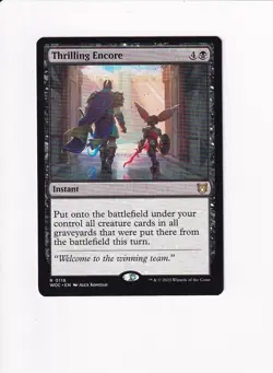 2023 MAGIC THE GATHERING COMMANDER: WILDS OF ELDRAINE THRILLING ENCORE - Image 1