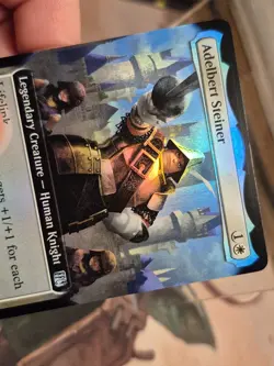 0422 Adelbert Steiner FIN EXTENDED ART FOIL Final Fantasy Card MTG FFIX White - Image 4