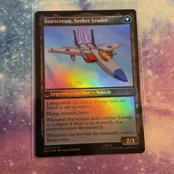 Starscream, Power Hungry/Starscream, Seeker Leader (FOIL) x1 - MTG Transformers - Image 2