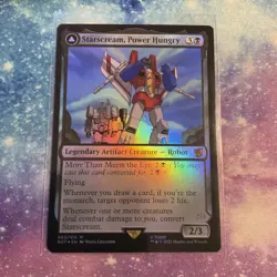 Starscream, Power Hungry/Starscream, Seeker Leader (FOIL) x1 - MTG Transformers - Image 3