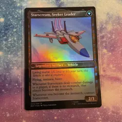 Starscream, Power Hungry/Starscream, Seeker Leader (FOIL) x1 - MTG Transformers - Image 4
