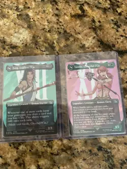 Fang And Vanille, l'Cie (Borderless) (Surge Foil)  - Final Fantasy - MTG - Image 1