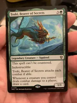 Toski, Bearer of Secrets Commander Murders at Karlov Manor MKC R 0191 MTG Magic - Image 3