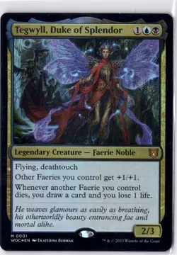 Tegwyll, Duke Of Splendor NM* FOIL Wilds Of Eldraine Commander 0001 -UnltdCards - Image 3