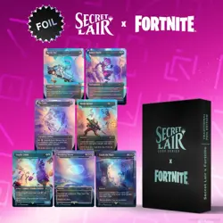 Magic the Gathering MtG SECRET LAIR X FORTNITE Drop Series Foil Edition • SEALED - Image 1