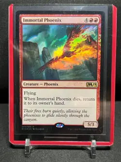 Immortal Phoenix - Foil - Magic MTG 2019 Core Set - LP - Image 1
