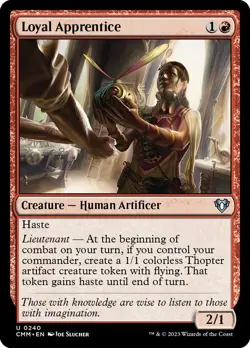 MTG Loyal Apprentice ** Commander Masters ** English (NM) - Image 3