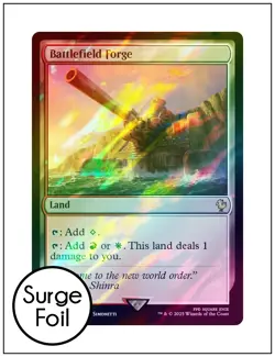 1x Battlefield Forge, Surge Foil, Final Fantasy, Magic MTG NM - Image 1