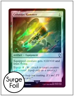 1x Colossus Hammer, Surge Foil, Final Fantasy, Magic MTG NM - Image 1