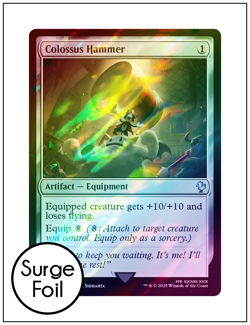 1x Colossus Hammer, Surge Foil, Final Fantasy, Magic MTG NM - Image 2