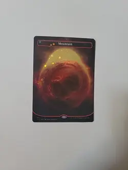Magic The Gathering Unfinity Galaxy Foil Mountain #494 NM-MT OC3331 - Image 1