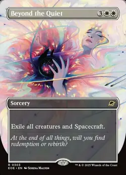 x1 Beyond the Quiet - Foil - Borderless R MTG Edge of Eternities M/NM, English - Image 1