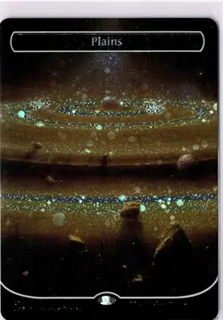 Plains () (Borderless) (Galaxy Foil) Foil 491 L Unfinity Near Mint - Image 3