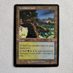 MTG [Yavimaya Coast] Apocalypse #143/143 Reg Rare Light Play/EX **Ships Free** - Image 1