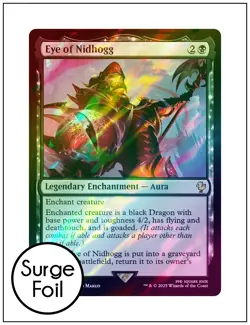 1x Eye of Nidhogg, Surge Foil, Final Fantasy, Magic MTG NM - Image 1