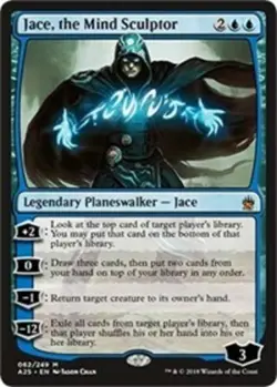 [1x] Jace, the Mind Sculptor - Foil Near Mint, English Masters 25 MTG Magic - Image 1