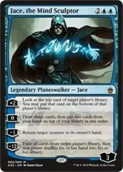 [1x] Jace, the Mind Sculptor - Foil Near Mint, English Masters 25 MTG Magic - Image 2
