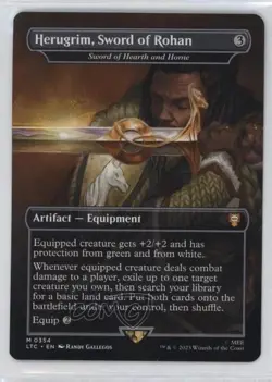 Realms and Relics Box Topper - Herugrim Sword of Rohan Hearth Home #0354 er7 - Image 1