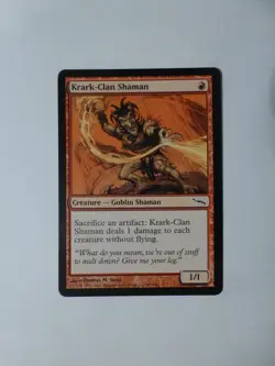 MtG Mirrodin Krark-Clan Shaman  98/306  NM   $0.75 Flat Shipping   VCT123798 - Image 1