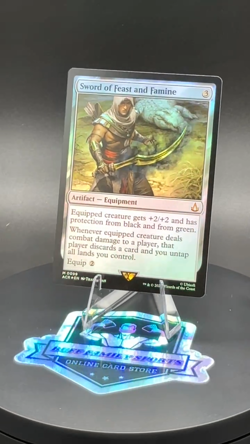 MTG Foil Mythic SWORD OF FEAST AND FAMINE UB:Assassin's Creed ACR 0099 - Image 5
