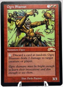 Ogre Shaman 91/143 Exodus EXO MTG LP - Image 1