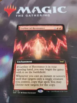 Mtg. Leyline of Resonance. Extended Art. Duskmourn. Pack Fresh - Image 1