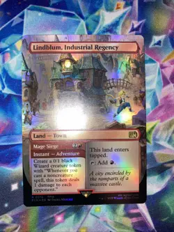 Lindblum, Industrial Regency (Borderless) Final Fantasy Foil MTG R 0312 NM - Image 5