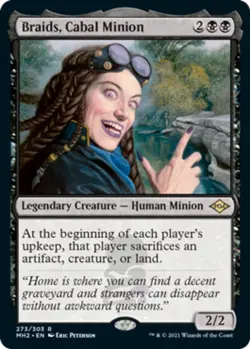 1x MTG Braids, Cabal Minion, NM-Mint, English Modern Horizons 2 - Image 1