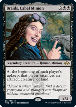 1x MTG Braids, Cabal Minion, NM-Mint, English Modern Horizons 2 - Image 2