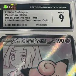 Lillie's Clefairy ex 195 Sv: Scarlet & Violet Promo Cards Holo - Image 3