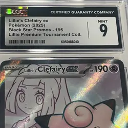 Lillie's Clefairy ex 195 Sv: Scarlet & Violet Promo Cards Holo - Image 8
