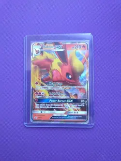 Pokemon TCG Sun and Moon Flareon GX SM171 Sm Promos Holo - Image 2
