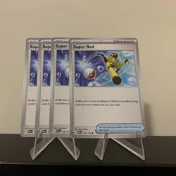 4X Super Rod 188/193 X4 - Paldea Evolved Playset - Pokemon TCG - Image 1