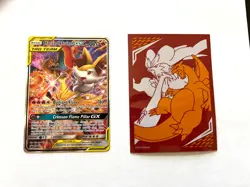 Charizard & Braixen GX SM230 Sm Holo Tag team Ultra rare Pokemon card - Image 3