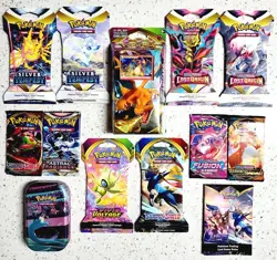 SWSH 10x Pokemon Booster Pack & Charizard Deck! Vivid, Fusion, Lost Origin more! - Image 10