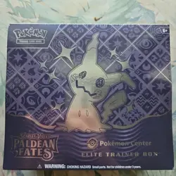 Paldean Fates Pokémon Center Exclusive ETB SEALED - Image 1