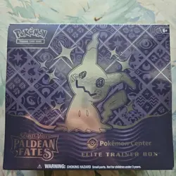 Paldean Fates Pokémon Center Exclusive ETB SEALED - Image 3