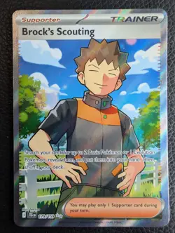 Brock's Scouting - 179/159 Journey Together (Pokemon) Full Art Ultra Rare - Image 3
