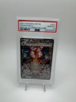 2023 POKEMON OBF EN-OBSIDIAN FLAMES #223 CHARIZARD EX PSA 10 - Image 3