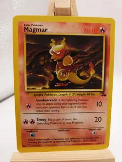 Pokemon Uncommon Card :  Magmar  39/62 (Fossil) - Image 1