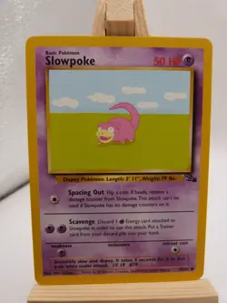 Pokemon Common Card :  Slowpoke  55/62 (Fossil) - Image 5