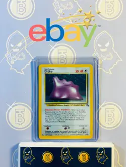 Ditto 3/62 LP Played Fossil Set 1999 Pokemon Card Holo Rare Holofoil - Image 3