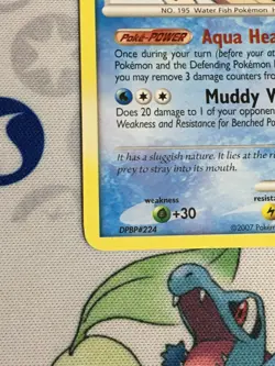 D625 POKEMON TCG 2007 SECRET WONDERS WOOPER QUAGSIRE LP-MP - Image 28