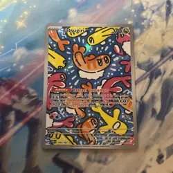 Pokémon TCG Twilight Masquerade Tatsugiri 186/167 Illustration Rare Holo Card - Image 2