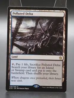 Magic The Gathering MTG Polluted Delta 239 Regular - Image 1
