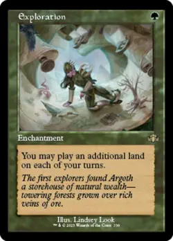 Exploration - Retro Frame NM, English MTG Dominaria Remastered - Image 1