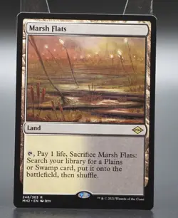 Magic The Gathering MTG Marsh Flats 248 Regular - Image 1