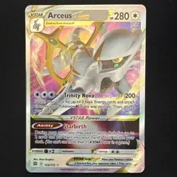Arceus VSTAR 123/172 Swsh09: Brilliant Stars Ultra Rare NM Pokemon TCG - Image 3