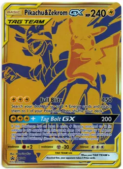 Pikachu & Zekrom GX SM248 | Black Star Promo Ultra Rare Holo | Pokemon | NM Mint - Image 1